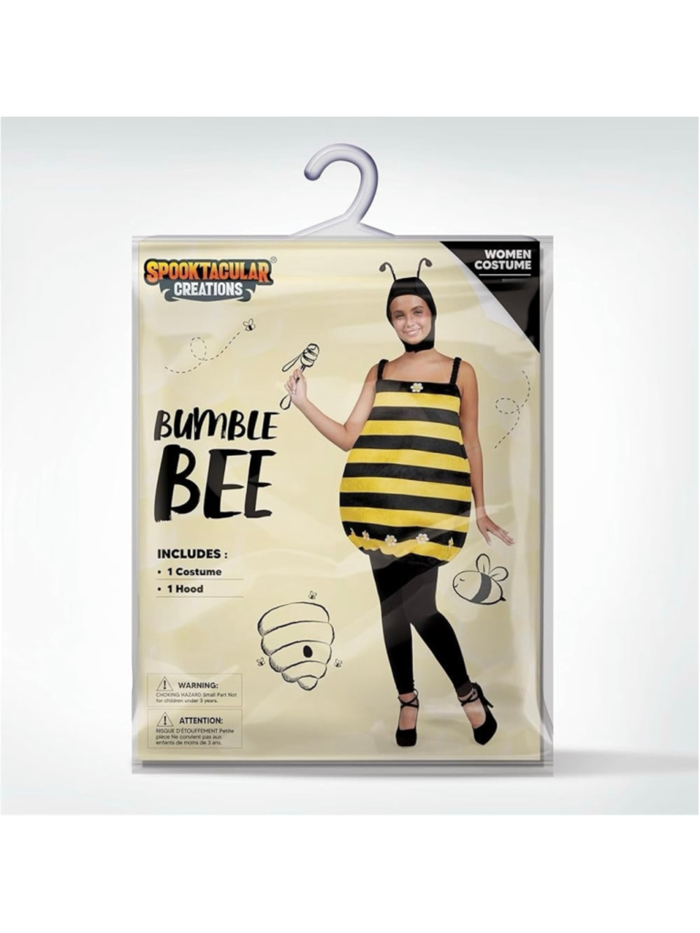 New Spooktacular Creations Halloween Bee Costumes Adult Women, Bumble Bee